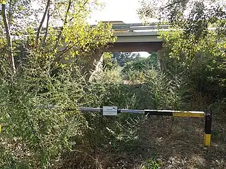 Pont de la route 6 à Ercsi en 2023.