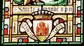 Vitrail héraldique Baron Balthazar-Nicolas Haus (1753-1838) Église Saint-Amand, Beernem.