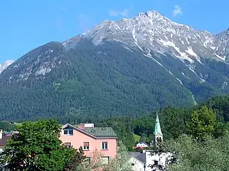 Vue depuis Innsbruck.