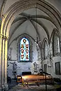 Le bras de transept nord.