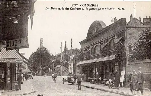 La brasserie du Cadran en 1920.