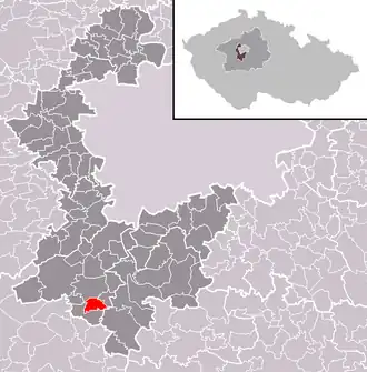 Localisation de Bratřínov