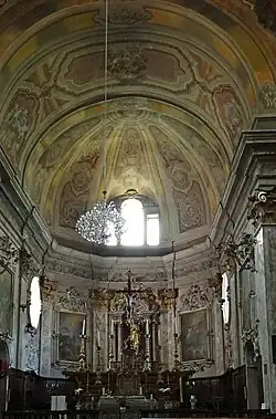 Le chœur de l'église.