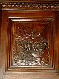 Chaire, bas-relief - La pêche miraculeuse.