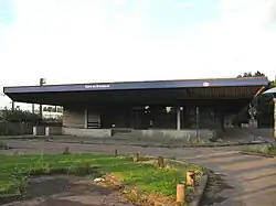 Bâtiment de la gare, démoli en 2014.