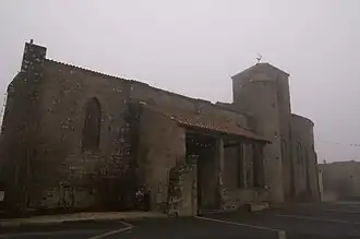 L’église de Saint-Sauveur-de-Givre-en-Mai.