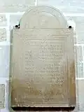 Plaque de fondation de Jacques Clément.