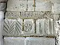 Chapiteaux du 1er&nbsp;pilier du sud (intérieur).