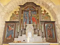 Le retable du XVIIIe&nbsp;siècle.