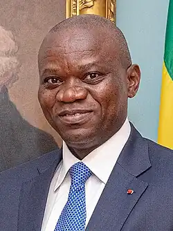 Brice Oligui Nguema en 2024.