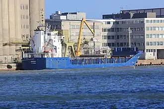 Le Brigga à Munkkisaari dans le port ouest.