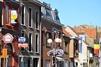 Constructions avec de la brique en Belgique.