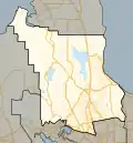 Frontière de la circonscription en 2015.