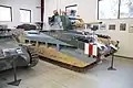 Char Mathilda II semblable à celui utilisé par les élèves du lycée St-Gloriana.