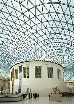 Le toit en verre du British Museum