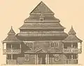 Synagogue en bois de la ville avant 1906.