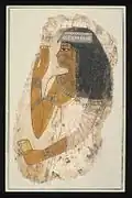 « Lady Tjepu », règne d'Amonhotep III, 1390-1352 av. J.-C. Tombe n° 181 à Thèbes.