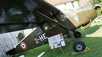 Un Broussard à l'entrée du musée.