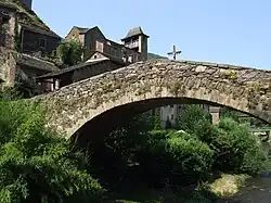 Le pont Vieux vu depuis l'amont.