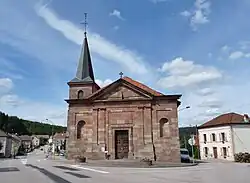 L'église Sainte-Croix de Brouvelieures.