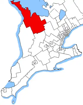 Carte de la circonscription