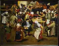 Mariage paysan, par Pieter Brueghel le Jeune, 1620.
