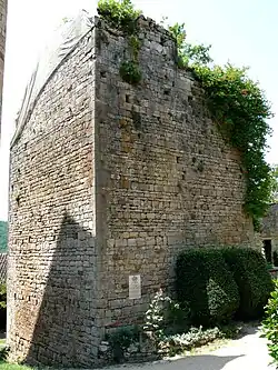 Tour Brunehaut (donjon) située à l'intérieur du domaine.