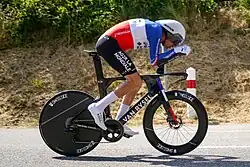 Photo de Bruno Armirail lors de la 4e étape du Critérium du Dauphiné 2025