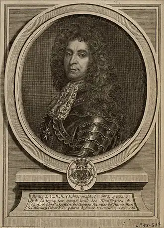 Pierre-Bruno de Valbelle (1638-1702), chevalier de Malte, chef d'escadre
