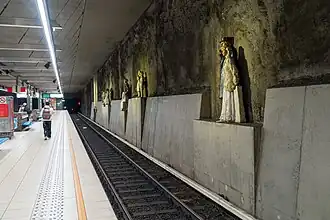 Image illustrative de l’article Stuyvenbergh (métro de Bruxelles)