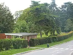 L'entrée du minigolf.