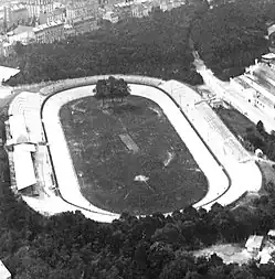 Le vélodrome de la Cipale lors des Jeux olympiques de 1900.