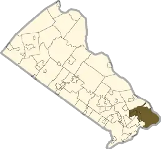 Localisation de Falls Township