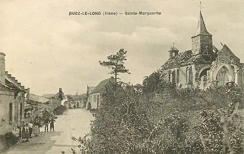 Etat de la chapelle à la fin de la guerre 14-18.