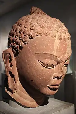 Tête de Bouddha, VIe&nbsp;siècle, MNAAG