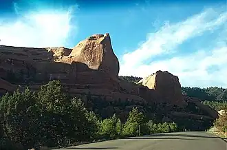 Vue depuis le col Buffalo.