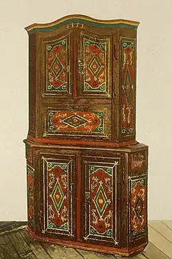 Buffet de coin (Obermodern, 1813).