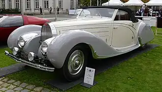 57 C cabriolet par Gangloff 1939.