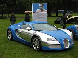 Une des quatre Bugatti Veyron Édition Centenaire.