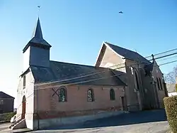 Façade nord de l'église.