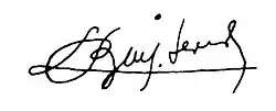 signature de Louis Buisseret