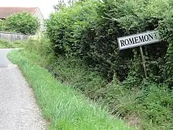 Entrée de Romémont.