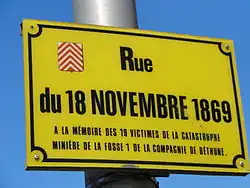 Rue du 18 novembre 1869.
