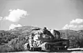 L3 en Albanie, unité inconnue, peinte aux couleurs allemandes, 1943.