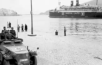 En 1942 occupé.