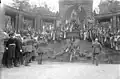Inauguration du monument en hommage à von Moltke.