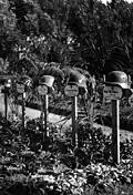 Tombes de soldats allemands de la Seconde Guerre mondiale, France.
