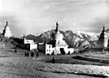 Façade avant de la porte ouest en 1938.
