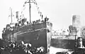 Retour des prisonniers allemands de Tsingtao à Wilhelmshaven en février 1920.