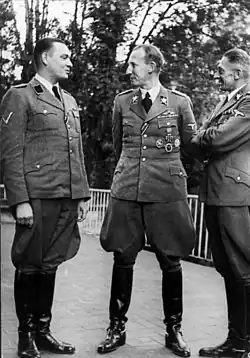 Horst Böhme, Heydrich et Frank à Prague, 1941